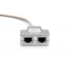 DIGITUS CAT 5e patch-kaabli adapter 2x RJ45 emane kuni 1x RJ45 isane 0,19 m