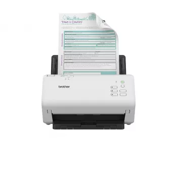 Brother ADS-4300N skanner ADF skanner 600 x 600 DPI A4 Must, Valge