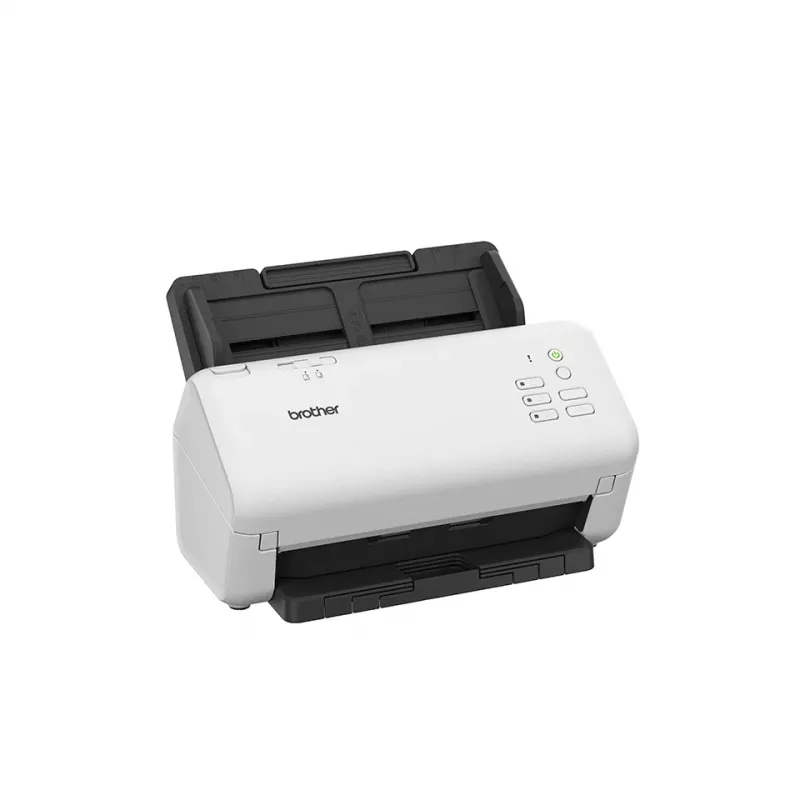 Brother ADS-4300N skanner ADF skanner 600 x 600 DPI A4 Must, Valge