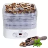 Toidukuivati Adler AD 6658, 5 alust, LCD taimer 70 tundi, 35–70 °C, 230 W (max 550 W), valge