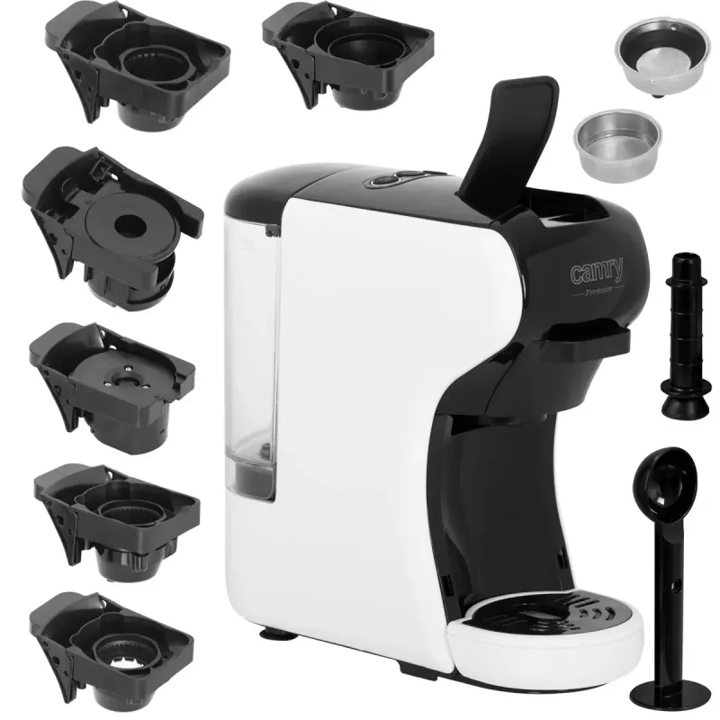 Espressomasin Camry CR 4414 — 1450 W, 19 baari, 1,5 L, mitmekapsli, jahvatatud kohv