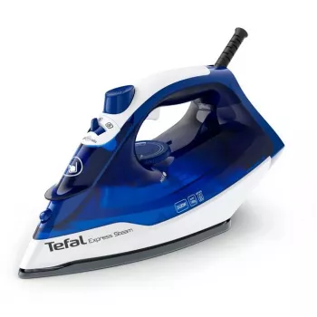 Tefal FV2838 Dry & Steam iron Cerilium soleplate 2400 W Blue, Valge