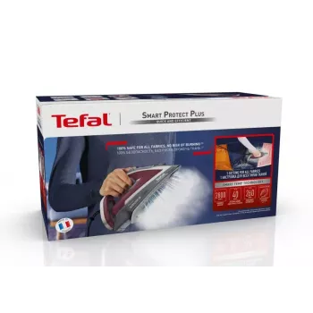 Kuiv- ja aurutriikraud Tefal Smart Protect Plus FV6870 — 2800 W, Durilium Airglide tallaga, 0,27 L paak, 2 m juhe, 1,437 kg