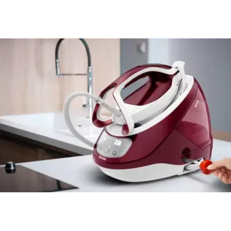 Tefal GV9220 aurutriikimisjaam 2600 W Durilium AirGlide Autoclean tallaga Burgundia, Valge