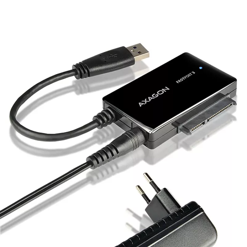 Axagon ADSA-FP3 USB 3.0 - SATA 6G adapter kõigi SATA ketaste ja draivide ühendamiseks