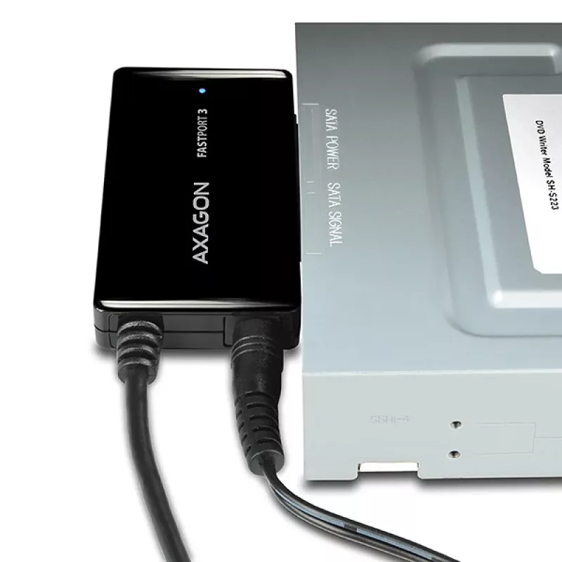 Axagon ADSA-FP3 USB 3.0 - SATA 6G adapter kõigi SATA ketaste ja draivide ühendamiseks