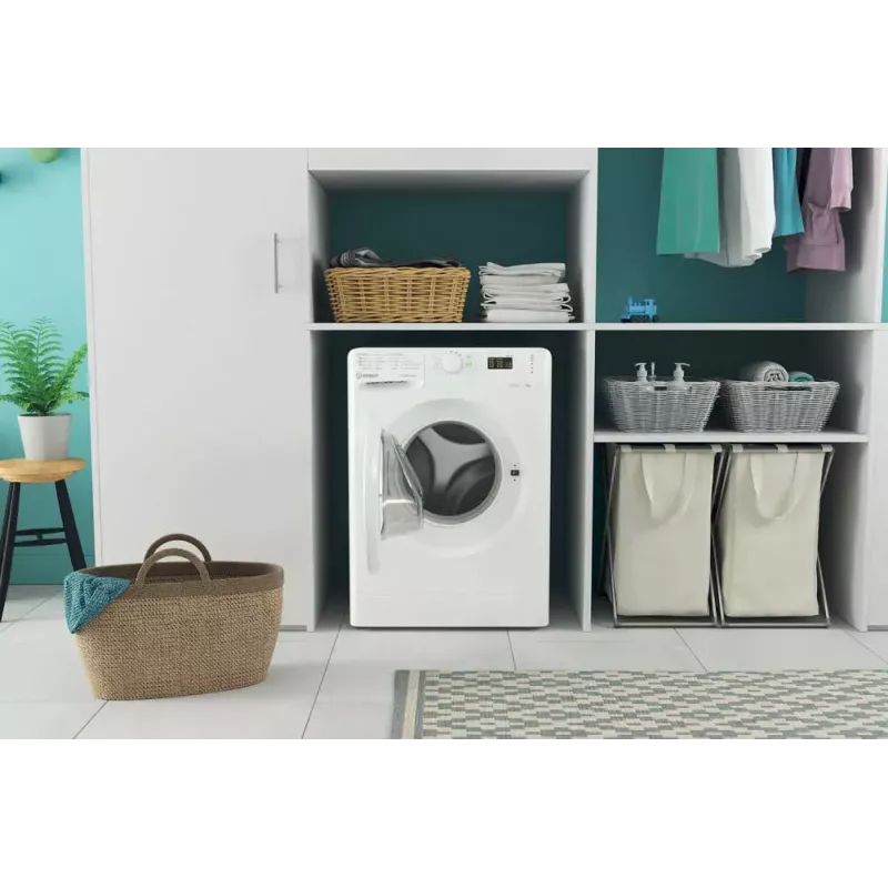 Eestlaaditav pesumasin Indesit MTWA 71252 W IT — 7 kg, 1200 p/min, E-klass, valge