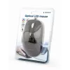 GEMBIRD optiline LED hiir MUS-6B-02 juhtmega USB - 6 nupuga ratas must