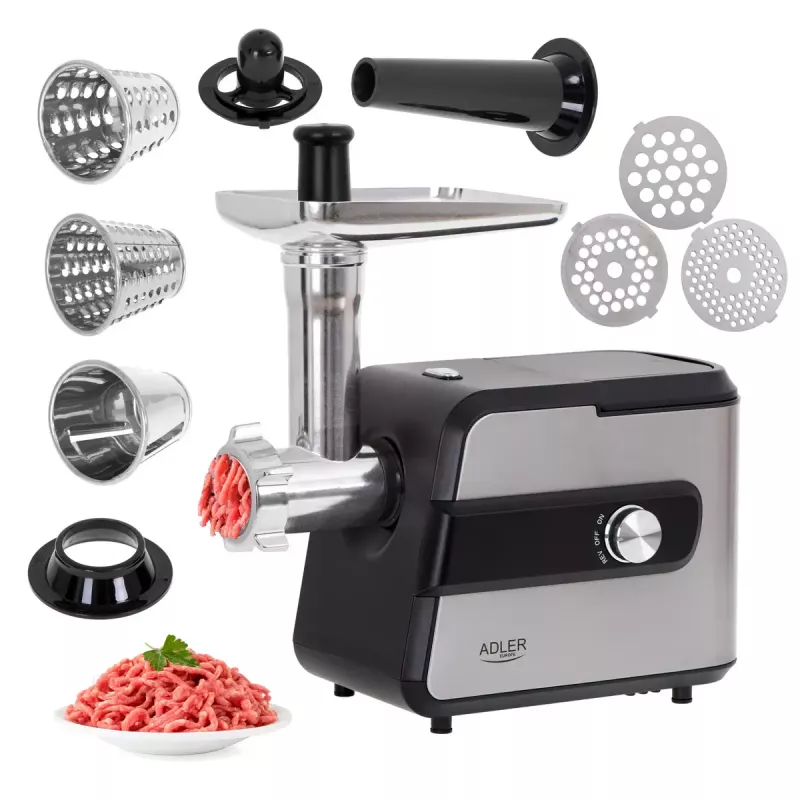 Mincer Adler AD 4813 2000 W Must Silver