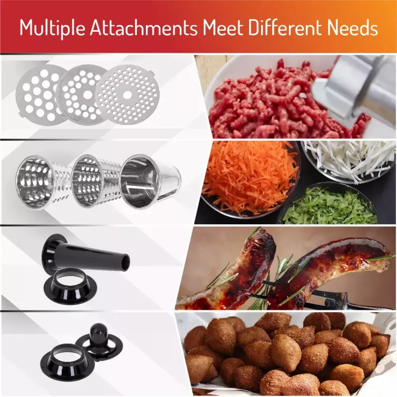 Mincer Adler AD 4813 2000 W Must Silver