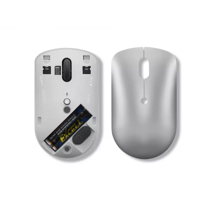 Juhtmeta kahekäeline hiir Lenovo 540 — RF, 2400 DPI, 4 nuppu, USB-C vastuvõtja, hall