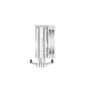 Õhkjahuti DeepCool AK400 WH — 4×6 mm vasest soojustorud, 120 mm FDB-ventilaator, 1850 p/min, 66,47 CFM, ühildub LGA 1700 ja levinud Inteli/AMD pesadega, valge