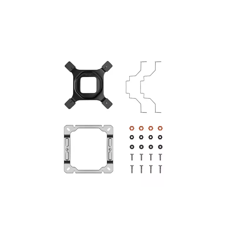 Õhkjahuti DeepCool AK400 WH — 4×6 mm vasest soojustorud, 120 mm FDB-ventilaator, 1850 p/min, 66,47 CFM, ühildub LGA 1700 ja levinud Inteli/AMD pesadega, valge