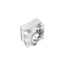 Õhkjahuti DeepCool AK400 WH — 4×6 mm vasest soojustorud, 120 mm FDB-ventilaator, 1850 p/min, 66,47 CFM, ühildub LGA 1700 ja levinud Inteli/AMD pesadega, valge