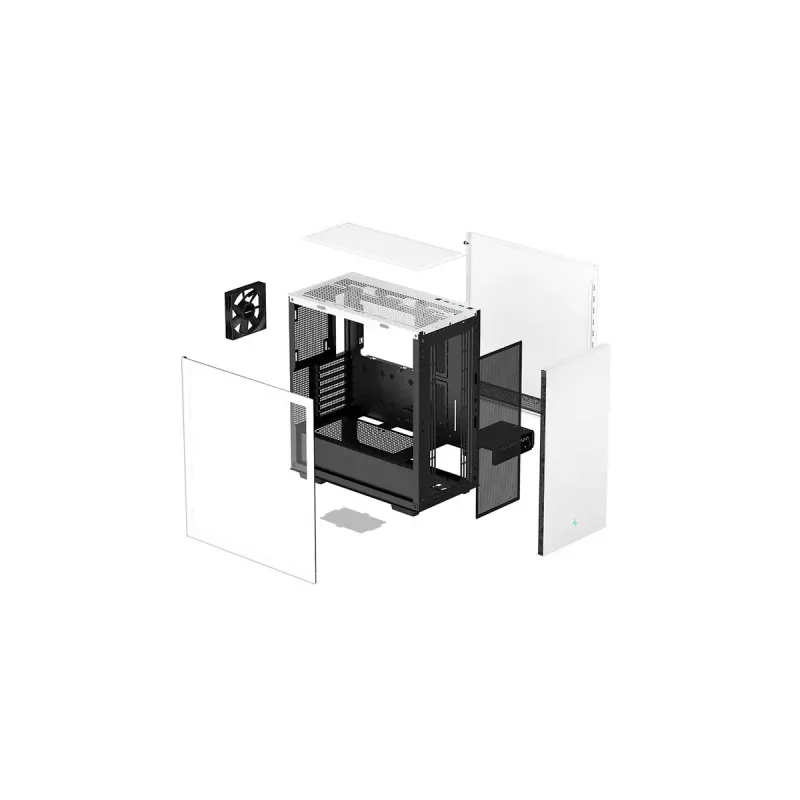 PC-korpus DeepCool CH510 Midi Tower valge