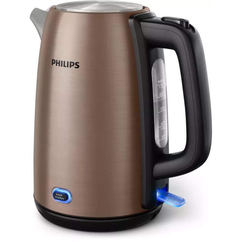 Philips Viva Collection HD9355/92 elektriline veekeetja 1.7 L 1900 W Must, Vask