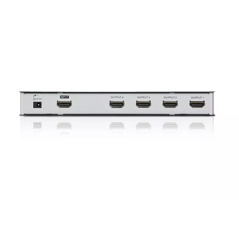 ATEN 4-pordiline HDMI heli/video jaotur 4Kx2K, HDMI, 4x HDMI, 4096 x 2160 pikslit, must, 4K Ultra HD, 15 m