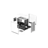Arvuti korpus DeepCool CH370 WH Mini Tower — valge, micro ATX/Mini-ITX, karastatud klaas, RGB ventilaatorid, 2x 3,5-tollist pesa, 3x 2,5-tollist pesa, GPU kuni 320 mm