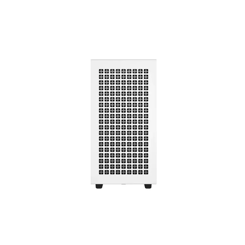 Arvuti korpus DeepCool CH370 WH Mini Tower — valge, micro ATX/Mini-ITX, karastatud klaas, RGB ventilaatorid, 2x 3,5-tollist pesa, 3x 2,5-tollist pesa, GPU kuni 320 mm