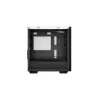 Arvuti korpus DeepCool CH370 WH Mini Tower — valge, micro ATX/Mini-ITX, karastatud klaas, RGB ventilaatorid, 2x 3,5-tollist pesa, 3x 2,5-tollist pesa, GPU kuni 320 mm