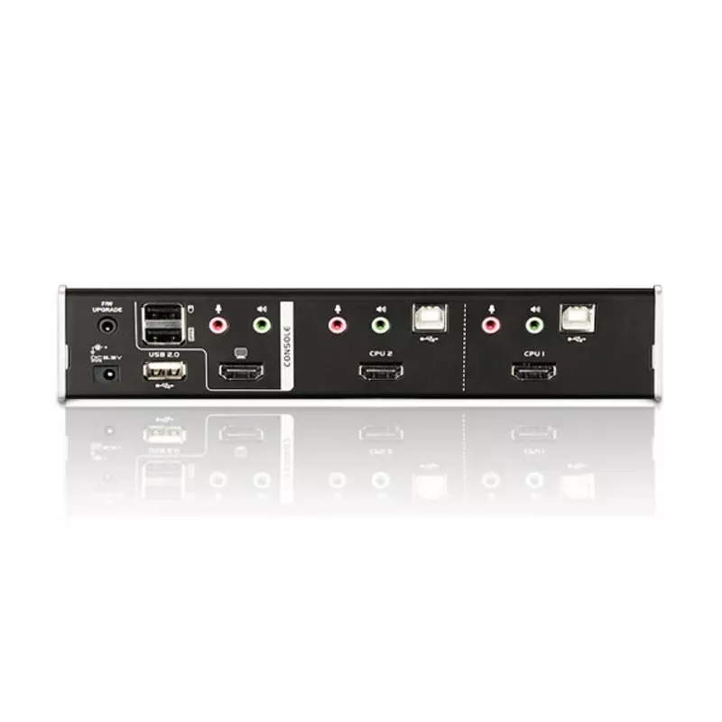 ATEN 2-pordiline USB HDMI KVM-lüliti heli ja USB 2.0 jaoturiga (KVM-kaablid kaasas)