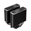 Õhujahuti DeepCool AK620 ZERO DARK 12 cm Must, 6 soojustoru, 2x120 mm PWM ventilaatorit, TDP 260 W, Kõrgus 160 mm
