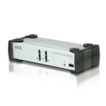 ATEN 2-pordiline USB 3.1 Gen 1 DisplayPort 1.1 KVMP™ lüliti kõlariga (KVM-kaablid kaasas)