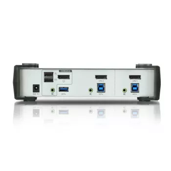 ATEN 2-pordiline USB 3.1 Gen 1 DisplayPort 1.1 KVMP™ lüliti kõlariga (KVM-kaablid kaasas)