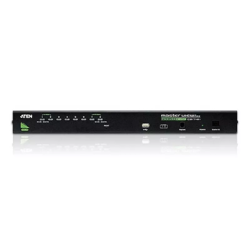 ATEN 8-pordiline USB - PS/2 VGA KVM-lüliti USB-perifeeriapordiga