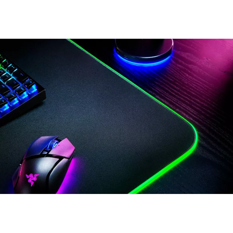 RAZER Goliathus Chroma 3xl - Pehme mänguhiirematt Chroma RGB valgustusega - Must