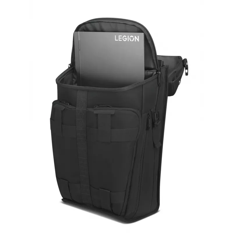 Lenovo Legion Active seljakott GX41C86982 — polüester, must, mahutab kuni 17-tollise sülearvuti (310×190×460 mm)
