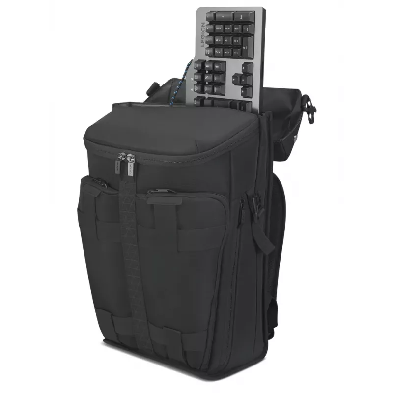 Lenovo Legion Active seljakott GX41C86982 — polüester, must, mahutab kuni 17-tollise sülearvuti (310×190×460 mm)