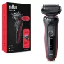 Braun Series 5 50-R1000s Habemenuga Must, Punane