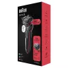 Braun Series 5 50-R1000s Habemenuga Must, Punane