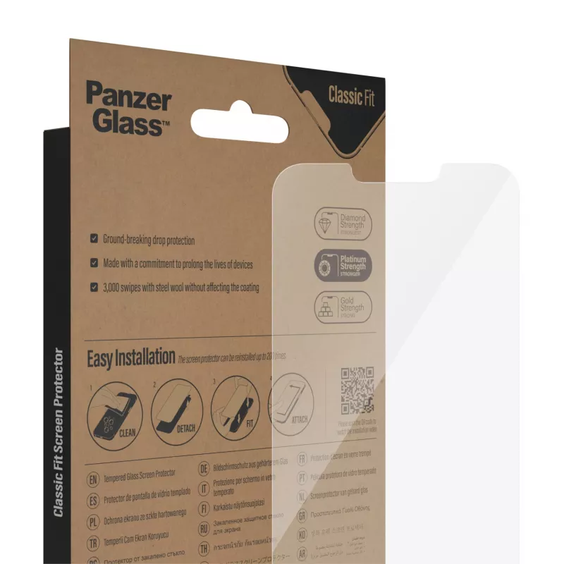Ekraanikaitse PanzerGlass Apple iPhone 14 Plus 13 Pro Max kriimustus- ja löögikindel