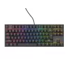 GENESIS Thor 303 TKL klaviatuur mängimiseks USB QWERTY Must RGB LED