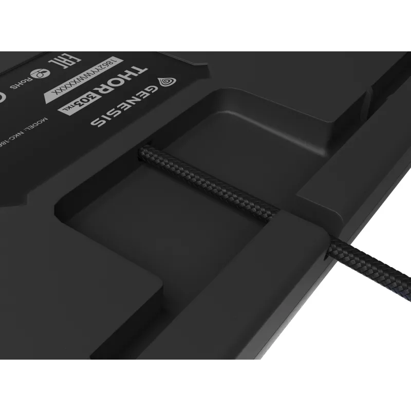 GENESIS Thor 303 TKL klaviatuur mängimiseks USB QWERTY Must RGB LED