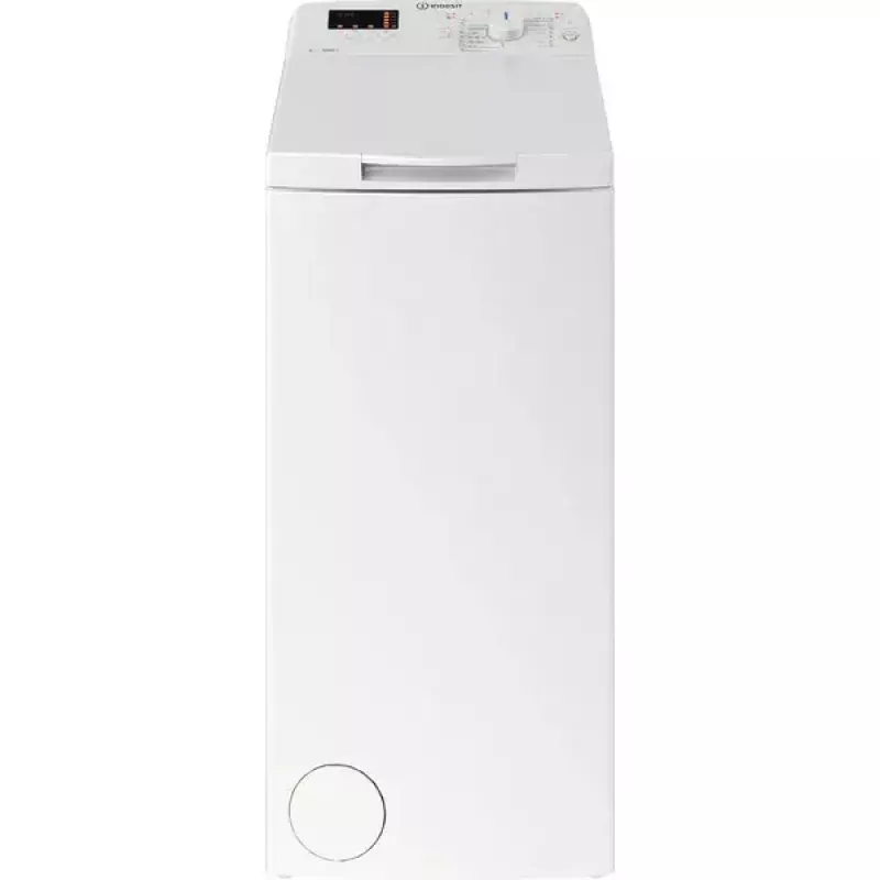 Pealtlaetav pesumasin INDESIT BTW S60400 EU/N — 6 kg, 1000 p/min, energiaklass C, valge