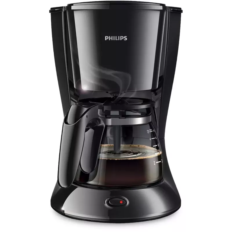 Tilkkahvikeitin Philips HD7432/20 — 750 W, 1,2 L valmistus (0,6 L paak), 7 tassi, must