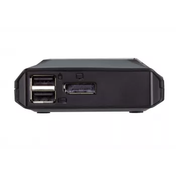 ATEN 2-pordiline USB-C 4K DisplayPort KVM-lüliti kaugpordivalijaga