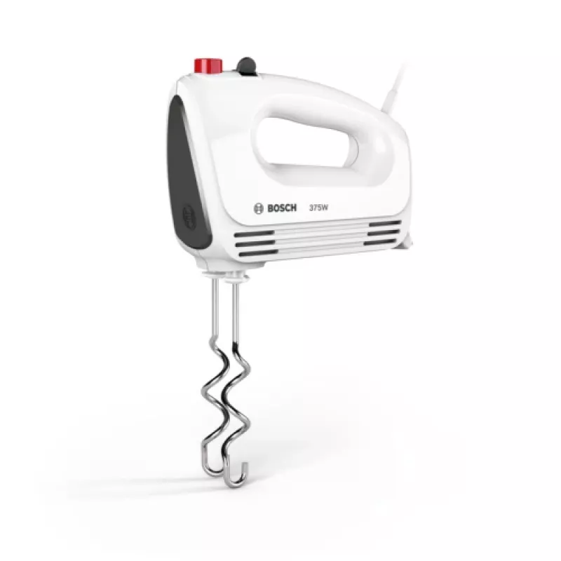 Käsisegisti Bosch MFQ22100 — 375 W, käeshoitav, hall/valge, 0,9 kg