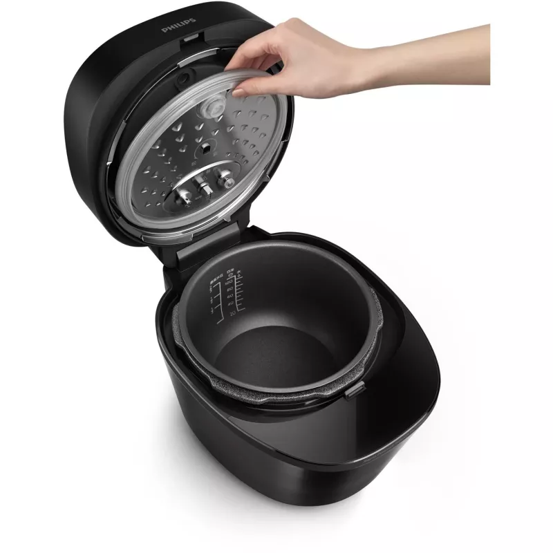 Elektriline kiirkeedukann Philips HD2151/40 — 5 L, 1000 W, 34 automaatprogrammi, must
