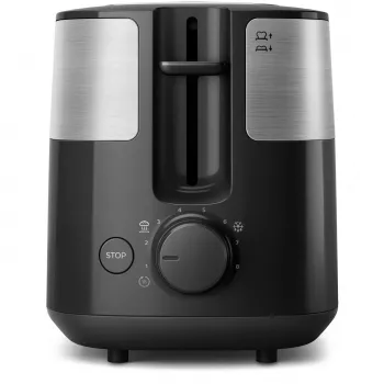 Philips Daily Collection HD2517/90 röster 8 2 viilu(t) 900 W Must, Hõbedane