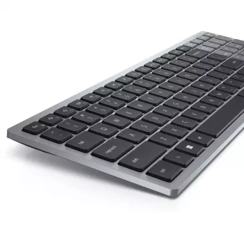 Klaviatuur DELL KB740 Office RF juhtmevaba + Bluetooth QWERTY USA rahvusvaheline hall must