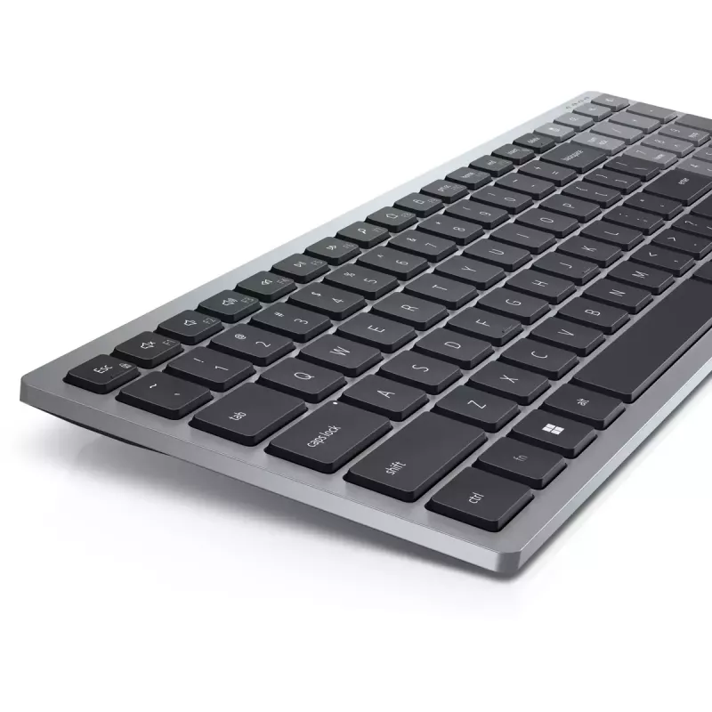 Klaviatuur DELL KB740 Office RF juhtmevaba + Bluetooth QWERTY USA rahvusvaheline hall must