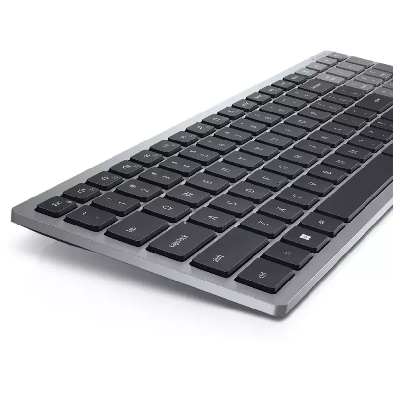 Klaviatuur DELL KB740 Office RF juhtmevaba + Bluetooth QWERTY USA rahvusvaheline hall must