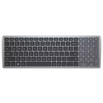 Klaviatuur DELL KB740 Office RF juhtmevaba + Bluetooth QWERTY USA rahvusvaheline hall must