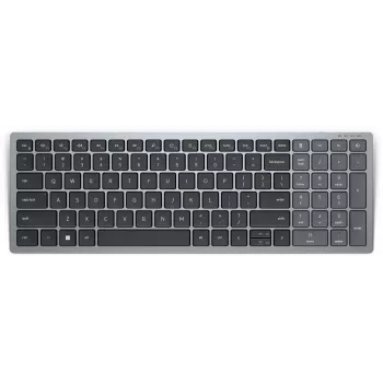 Klaviatuur Dell Pro Plus Compact KB740 — Täissuuruses (100%), RF-juhtmevaba + Bluetooth, Vene QWERTY, Must/Hall