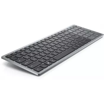 Klaviatuur Dell Pro Plus Compact KB740 — Täissuuruses (100%), RF-juhtmevaba + Bluetooth, Vene QWERTY, Must/Hall