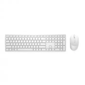 Klaviatuur ja hiir Dell KM5221W Pro juhtmeta komplekt valge 2,4 GHz